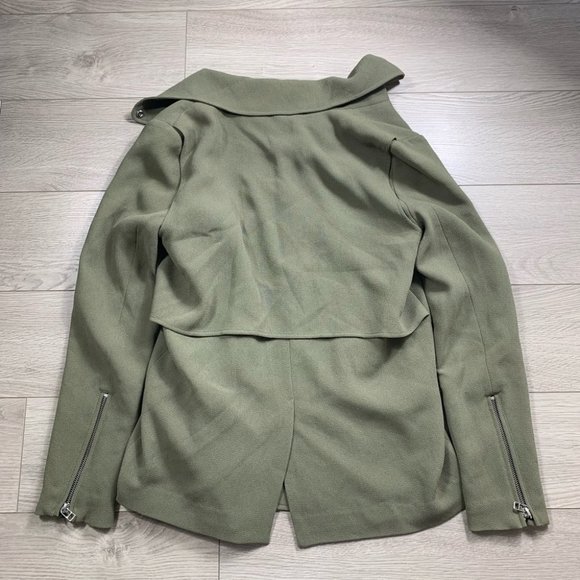 Aritzia Wilfred Mayet Jacket in Deep Lichen Green - Picture 7 of 16